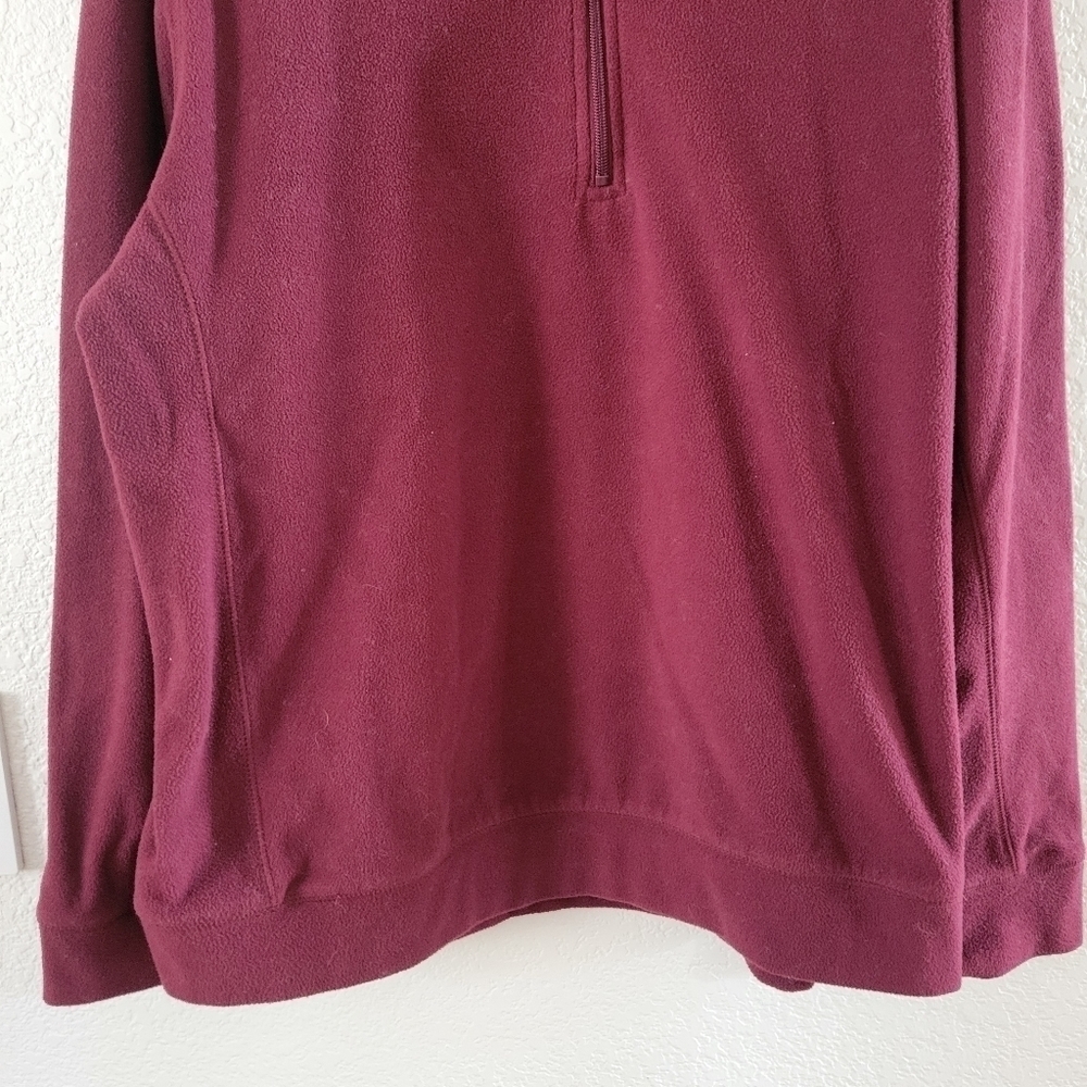 G.H. Bass & Co Half Zip Pullover Fleece Sweater L - Picture 5 of 6